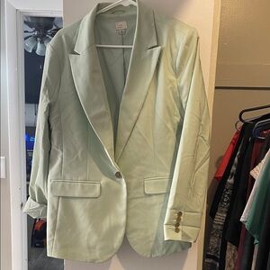 a new day Light Green Blazer